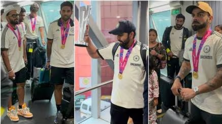 Team India reached Delhi: