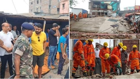 Building Collapsed in Deoghar