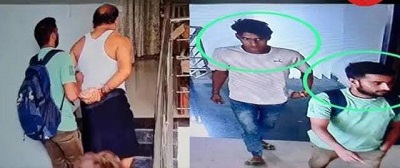 भोपाल के रचना टॉवर में पुलिस द्वारा गिरफ्तार किए गए लूट के आरोपियों की तस्वीर, जो शराब कारोबारी से 12 लाख रुपए की लूट में शामिल थे।