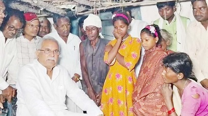 Government health team conducts a survey in Sonvahi village, Kabirdham, addressing recent incidents and ensuring community welfare.