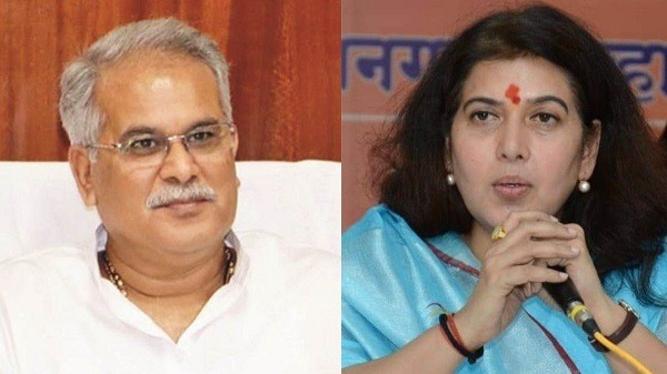 भाजपा नेत्री सरोज पांडेय द्वारा पूर्व मुख्यमंत्री भूपेश बघेल को रक्षाबंधन 2024 के मौके पर भेजी गई राखी, भाई-बहन के स्नेह और परंपरा का प्रतीक।