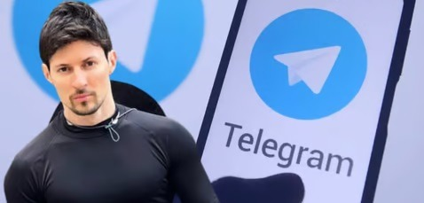 "Telegram CEO Pavel Durov being arrested at Le Bourget Airport near Paris after arriving on his private jet. The arrest is related to a warrant connected to Telegram app activities."