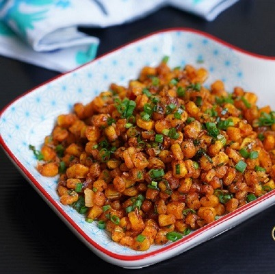 Crispy Corn Chaat Recipe